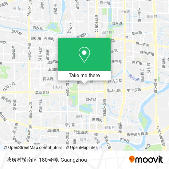 塘房村镇南区-180号楼 map