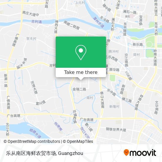 乐从南区海鲜农贸市场 map