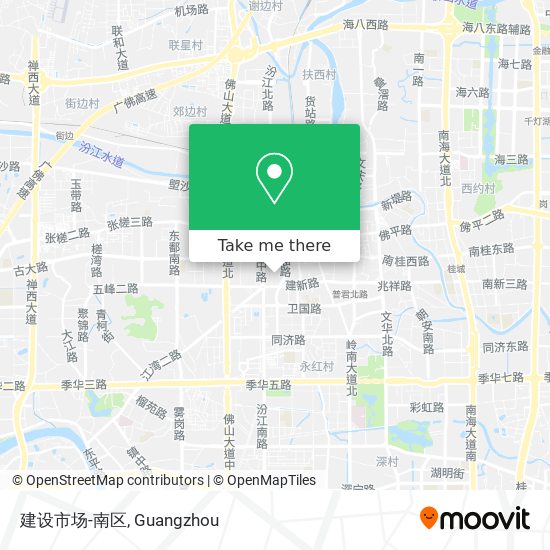 建设市场-南区 map