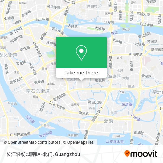 长江轻纺城南区-北门 map