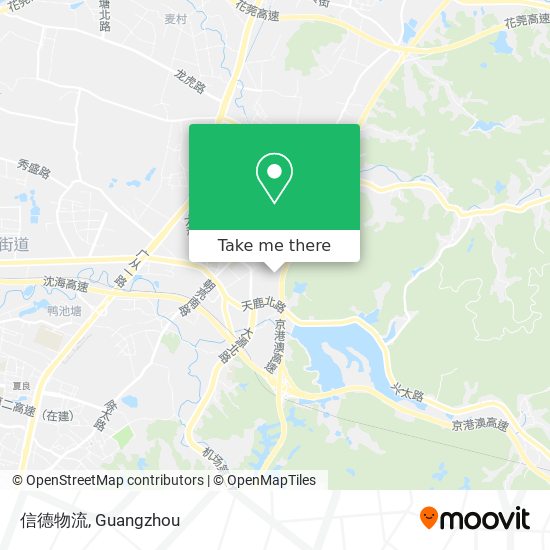 信德物流 map