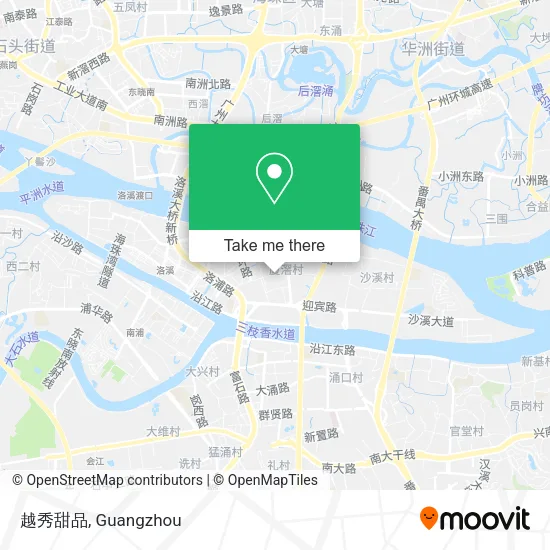 越秀甜品 map