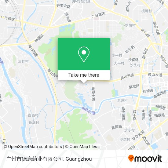 广州市德康药业有限公司 map