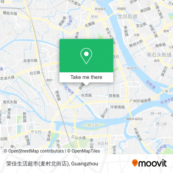 荣佳生活超市(麦村北街店) map