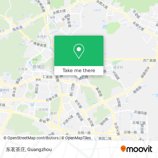 东茗茶庄 map