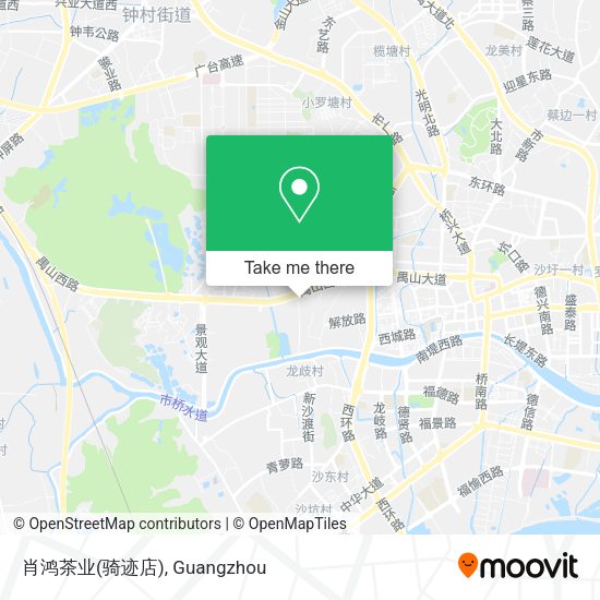 肖鸿茶业(骑迹店) map