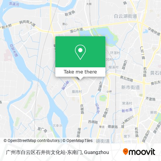 广州市白云区石井街文化站-东南门 map