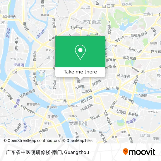 广东省中医院研修楼-南门 map