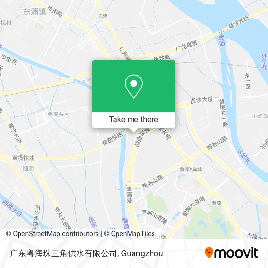 广东粤海珠三角供水有限公司 map