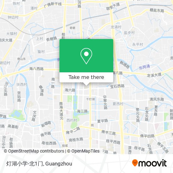 灯湖小学-北1门 map