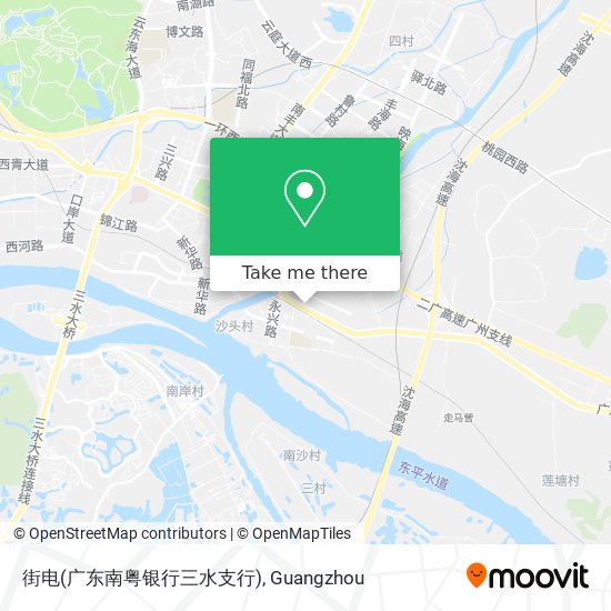 街电(广东南粤银行三水支行) map