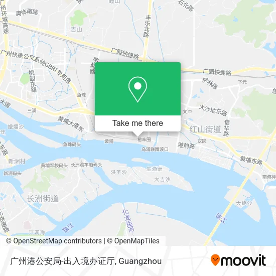 广州港公安局-出入境办证厅 map