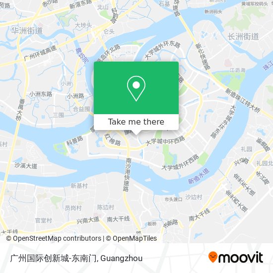 广州国际创新城-东南门 map