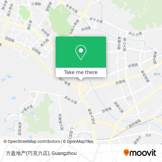 方盈地产(巧克力店) map