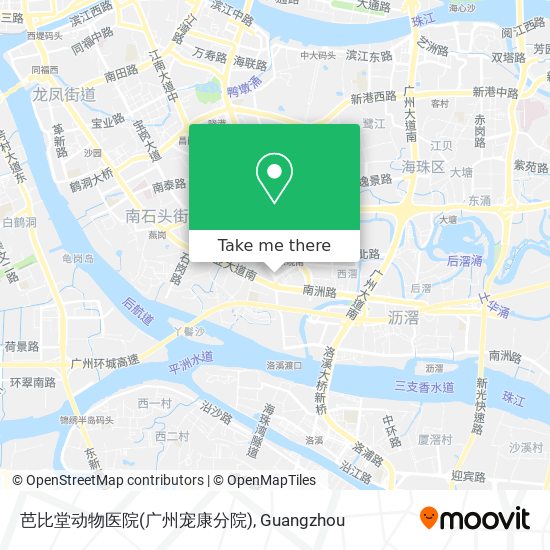芭比堂动物医院(广州宠康分院) map