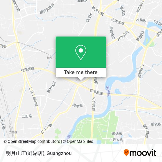 明月山庄(蚌湖店) map