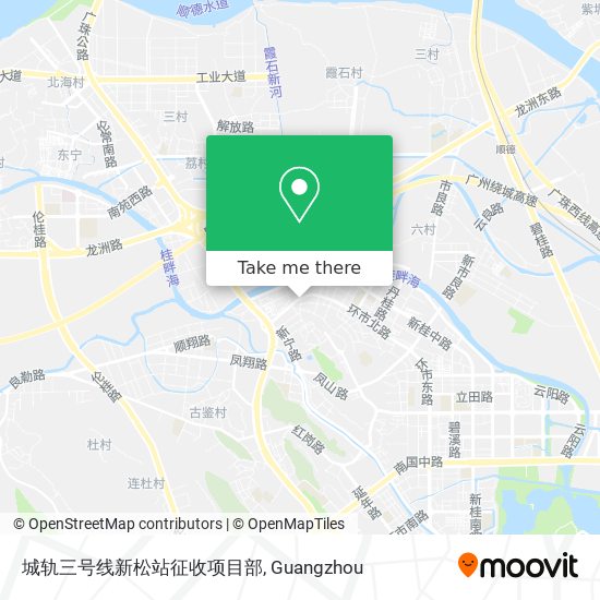 城轨三号线新松站征收项目部 map