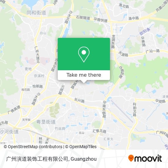 广州演道装饰工程有限公司 map