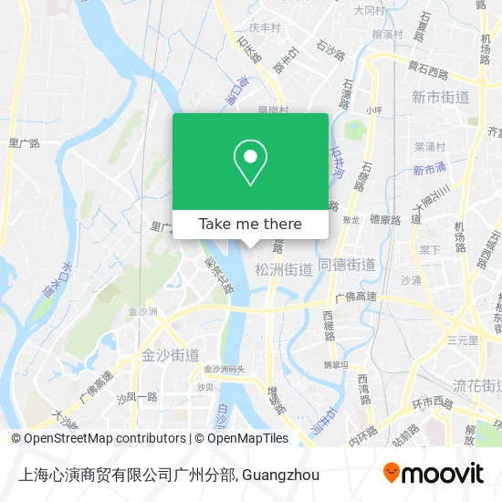 上海心演商贸有限公司广州分部 map
