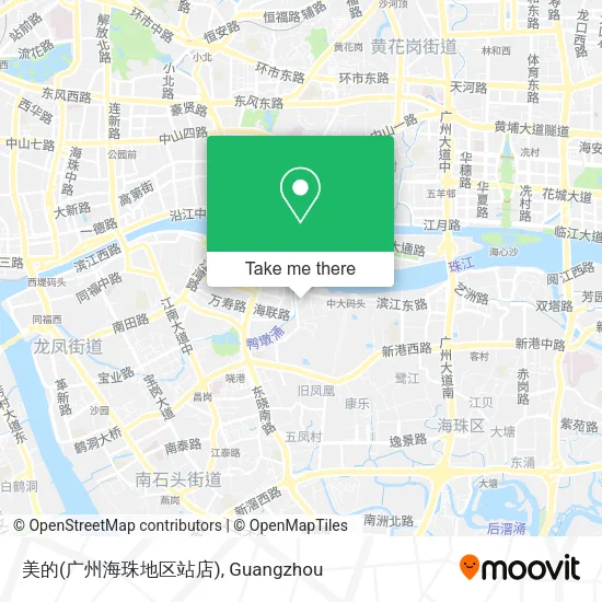 美的(广州海珠地区站店) map