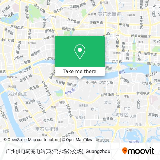 广州供电局充电站(珠江泳场公交场) map