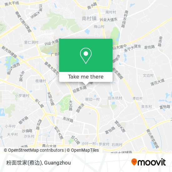 粉面世家(蔡边) map