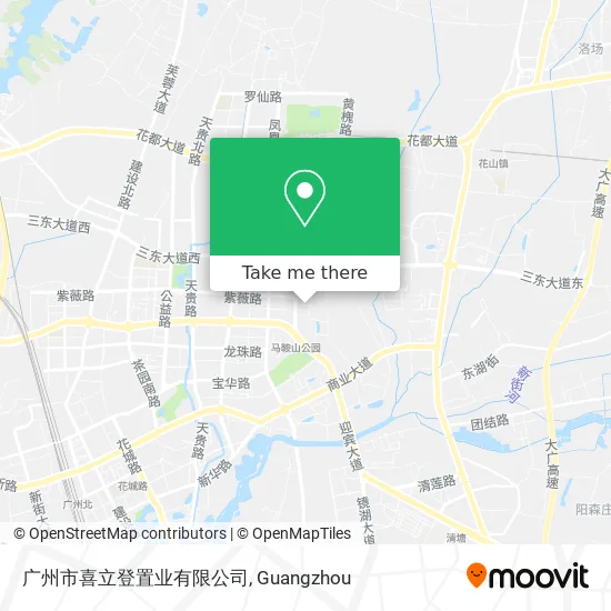 广州市喜立登置业有限公司 map