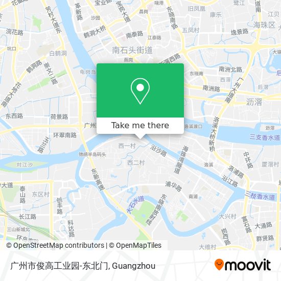 广州市俊高工业园-东北门 map