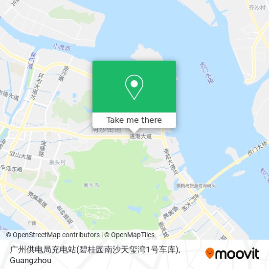 广州供电局充电站(碧桂园南沙天玺湾1号车库) map