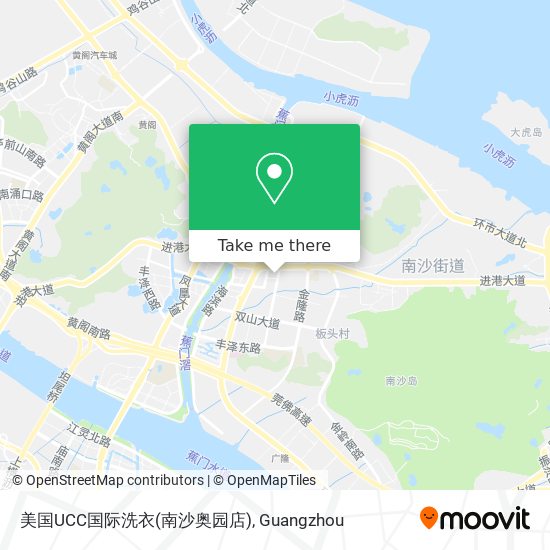 美国UCC国际洗衣(南沙奥园店) map