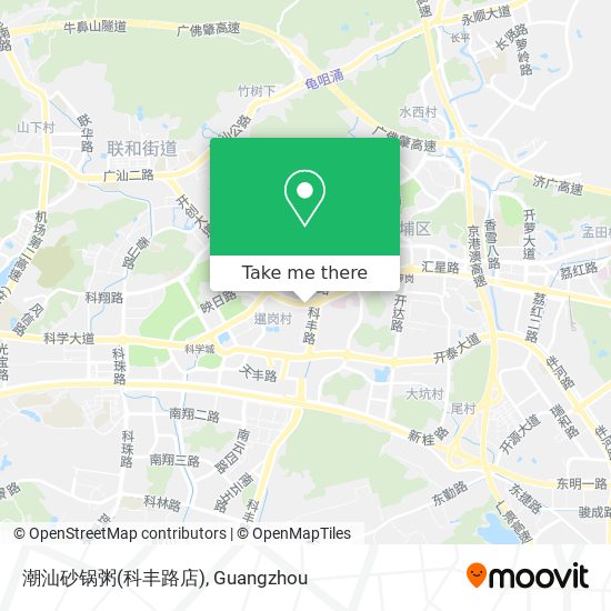 潮汕砂锅粥(科丰路店) map