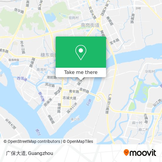 广保大道 map
