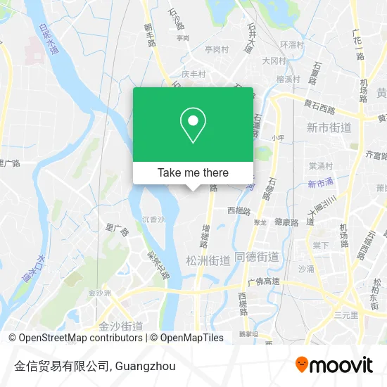 金信贸易有限公司 map