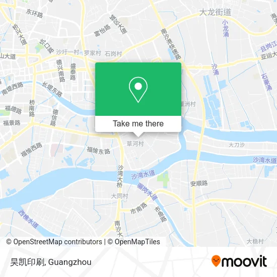 昊凯印刷 map