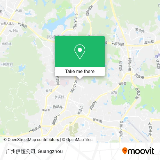 广州伊娅公司 map