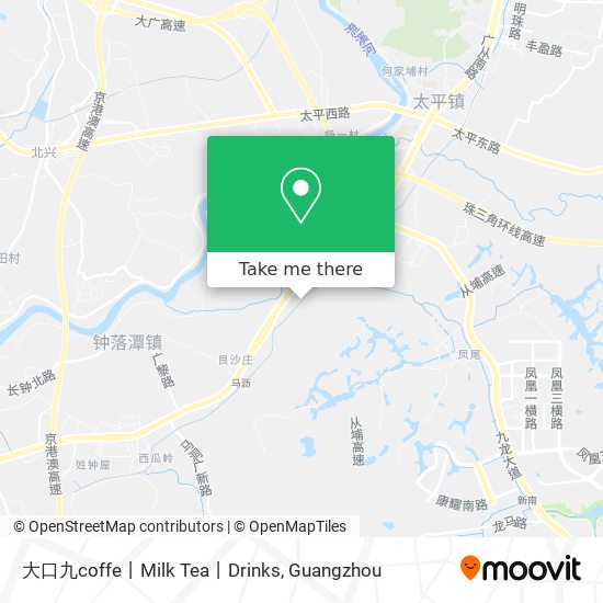 大口九coffe丨Milk Tea丨Drinks map