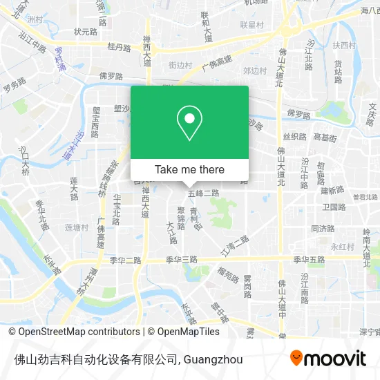 佛山劲吉科自动化设备有限公司 map