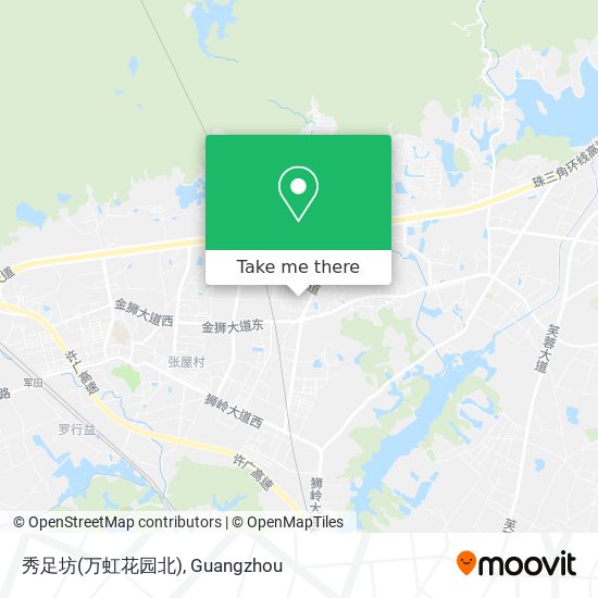 秀足坊(万虹花园北) map