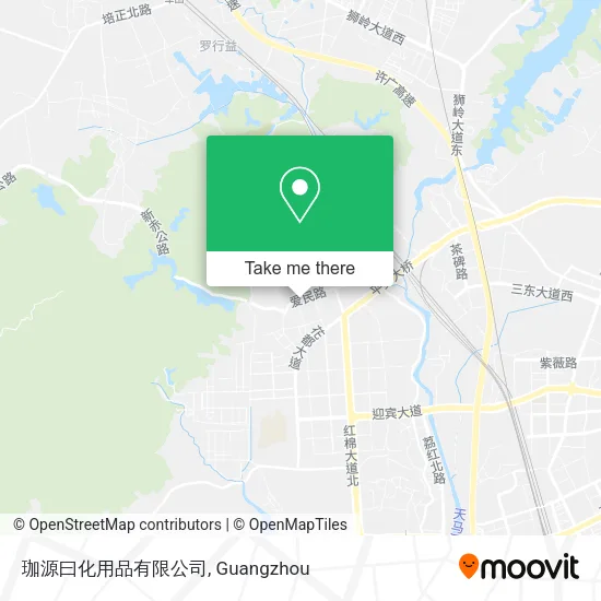 珈源曰化用品有限公司 map