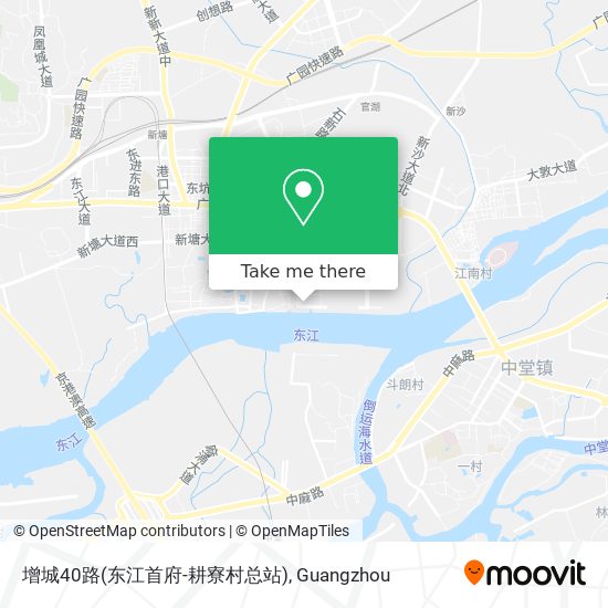 增城40路(东江首府-耕寮村总站) map