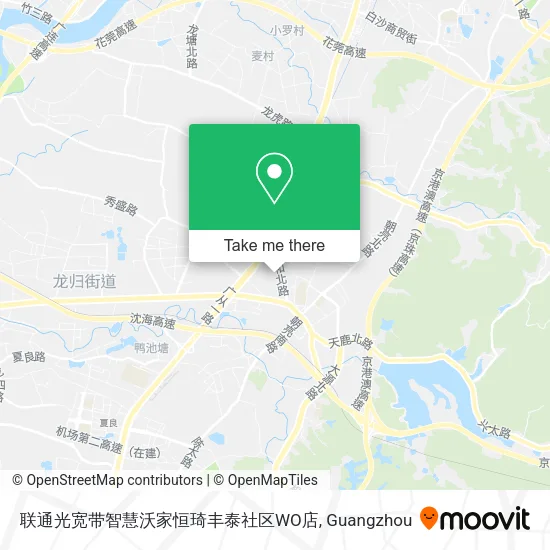 联通光宽带智慧沃家恒琦丰泰社区WO店 map