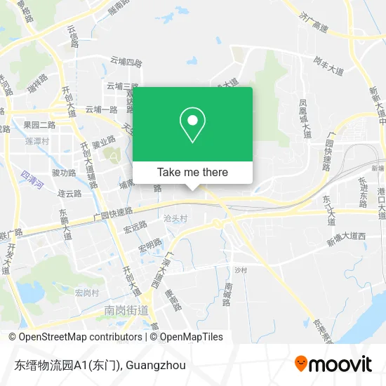 东缙物流园A1(东门) map