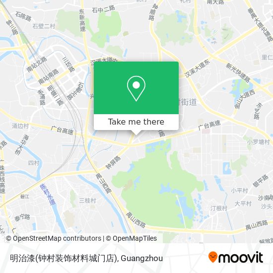 明治漆(钟村装饰材料城门店) map