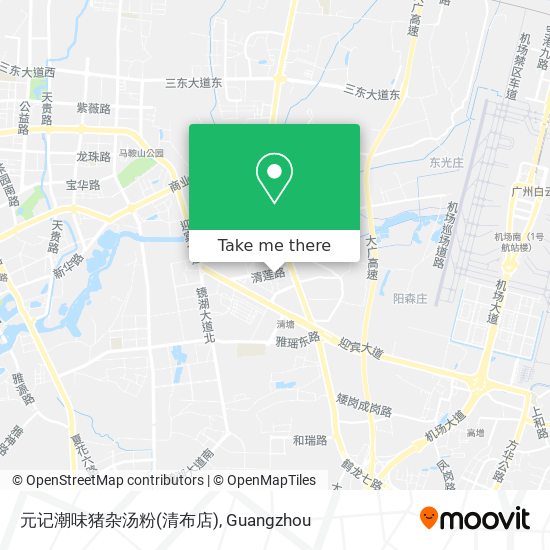 元记潮味猪杂汤粉(清布店) map