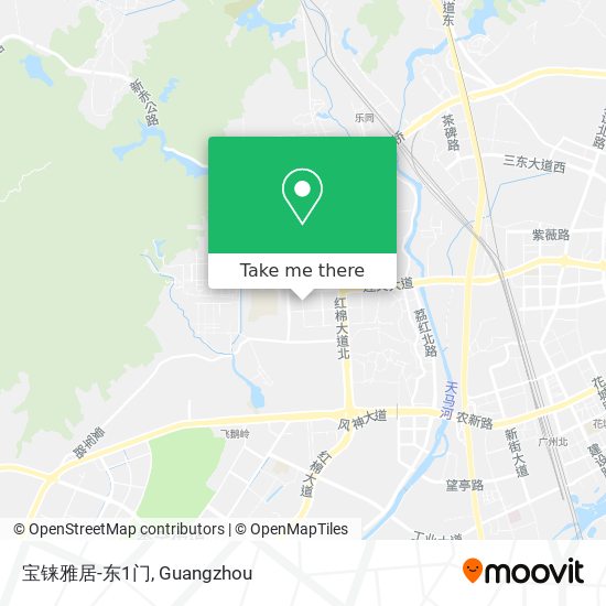 宝铼雅居-东1门 map