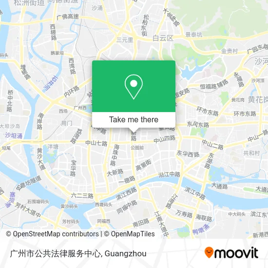 广州市公共法律服务中心 map