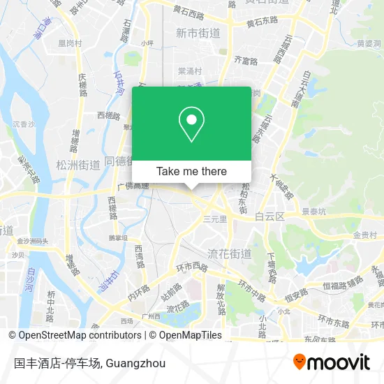 国丰酒店-停车场 map
