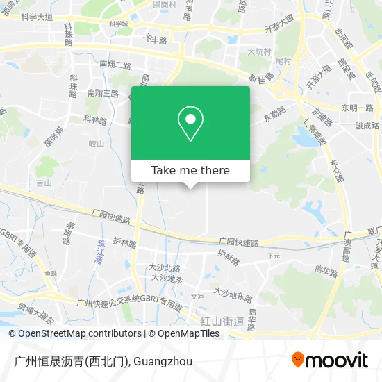 广州恒晟沥青(西北门) map