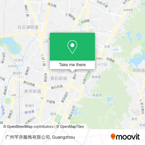 广州芊亦服饰有限公司 map