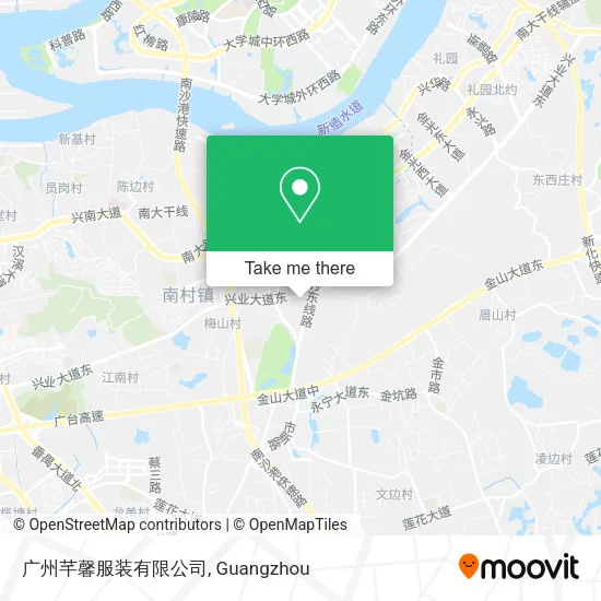 广州芊馨服装有限公司 map